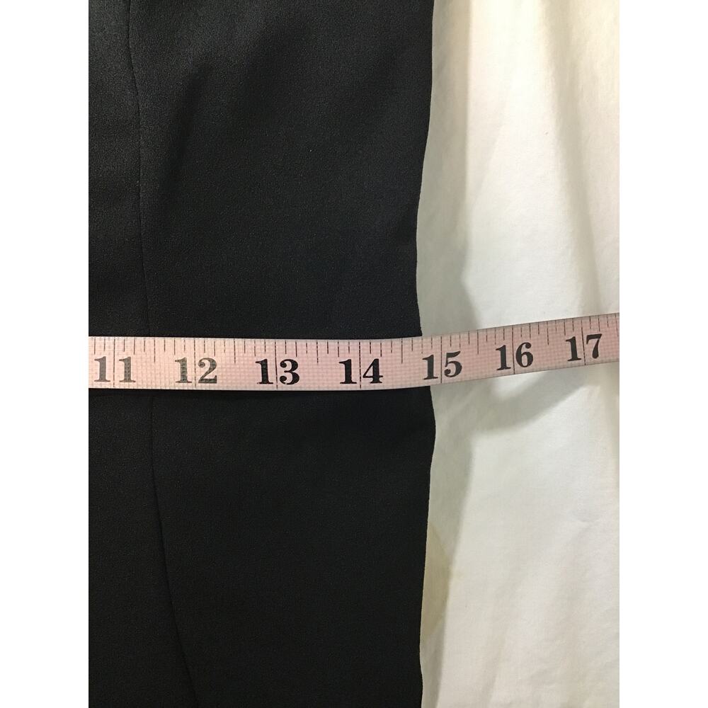 LULU'S SZ L Romantic Destiny Black Square Neck Trumpet Maxi Dress - Picture 6 of 8